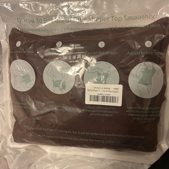 Women👱🏽‍♀️TummyControl Long Sleeve Seamless Compression Body Shaper Sz 3XL/4XL - Picture 7 of 9